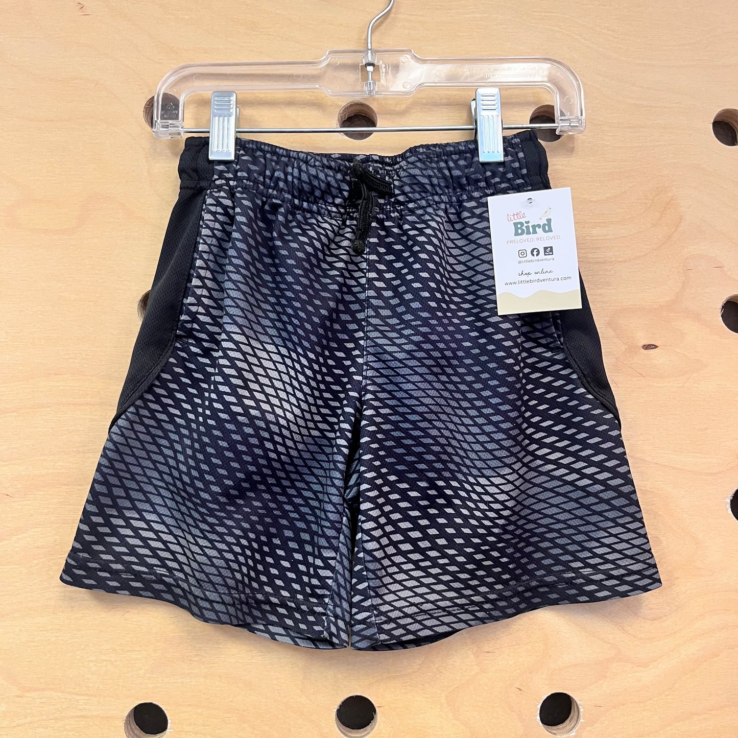 Black/Grey Active Shorts