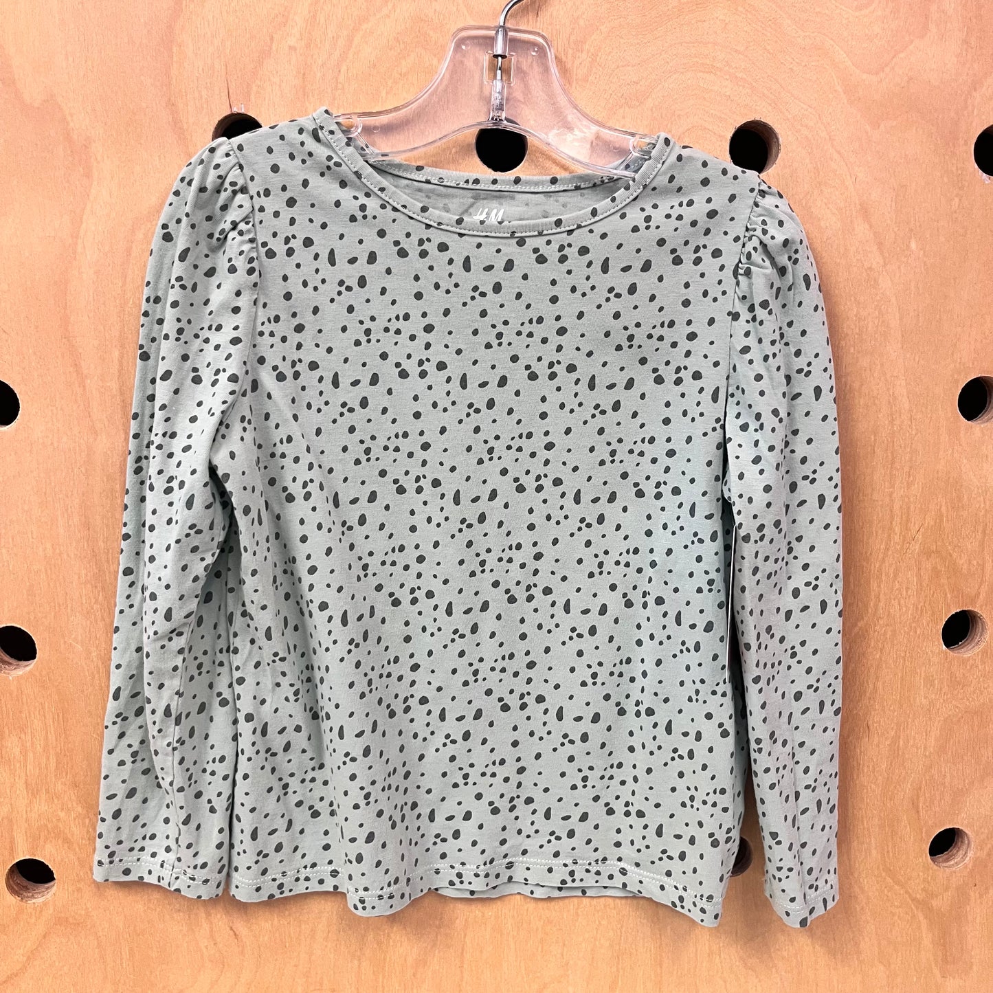 Mint Spotted Organic Long Sleeve