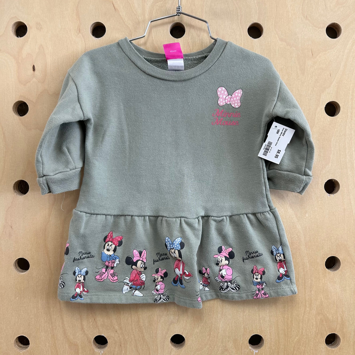 Green Minnie Sweater Dress