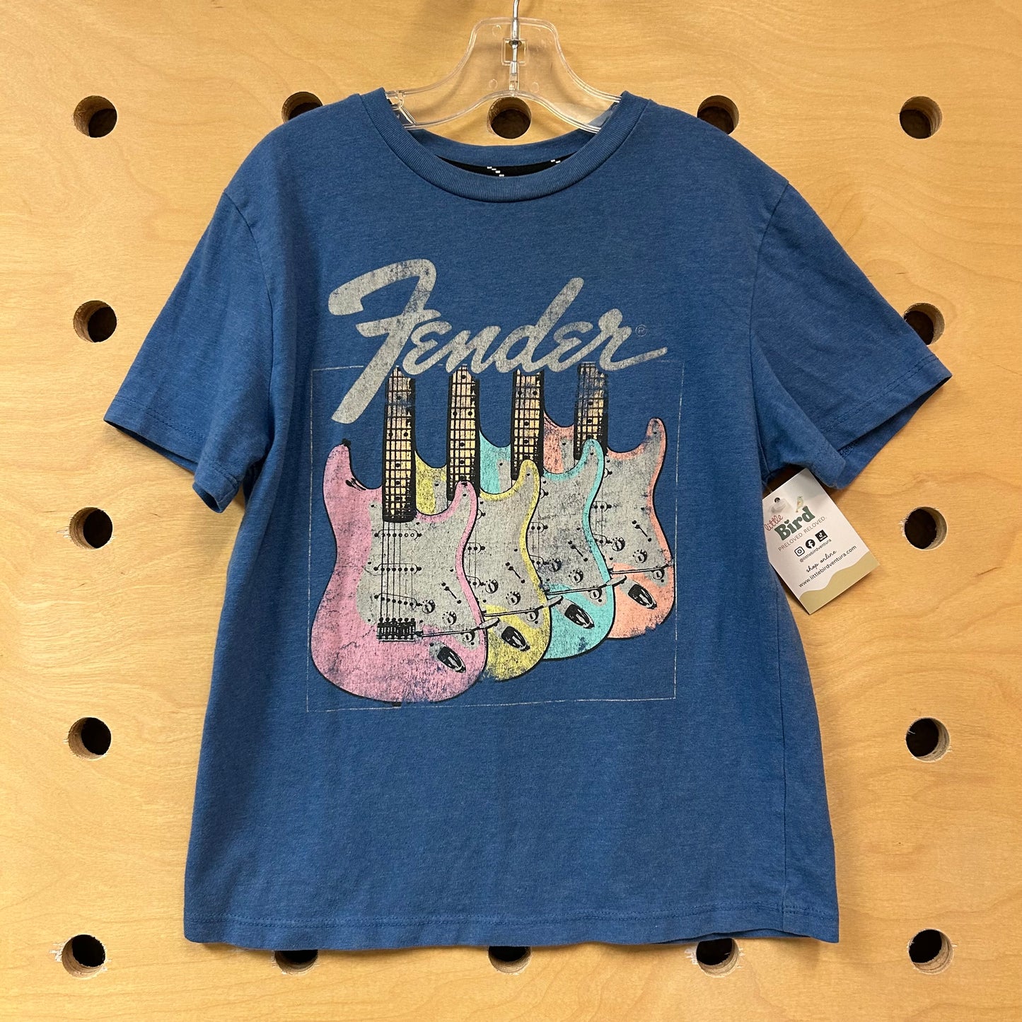 Blue 'Fender' Guitars Tee