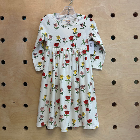 Cream Roses Dress