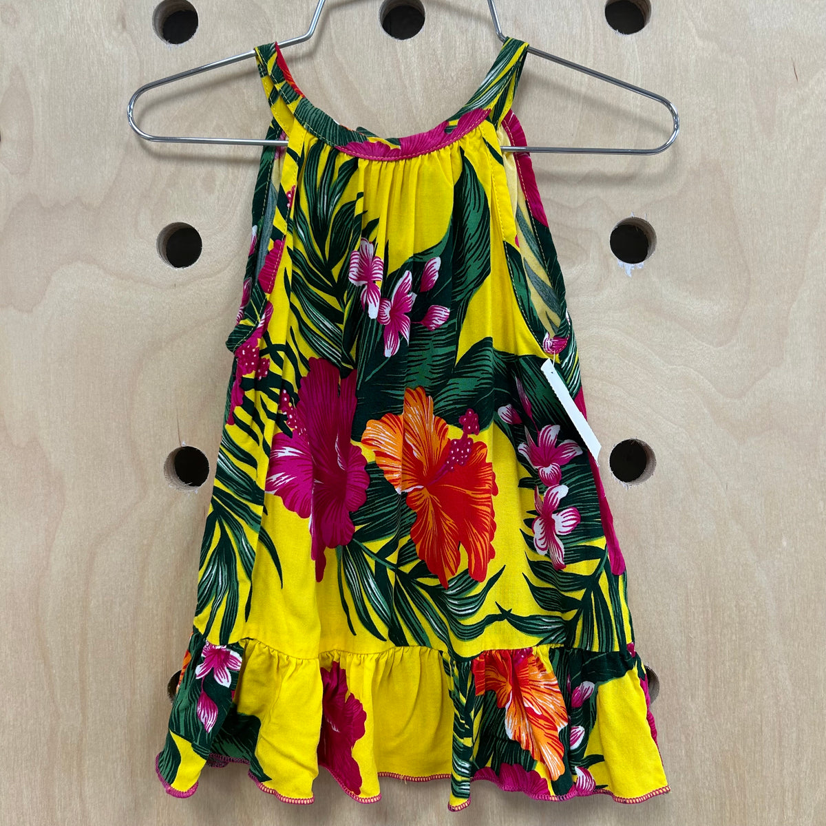 Yellow Tropical Dress