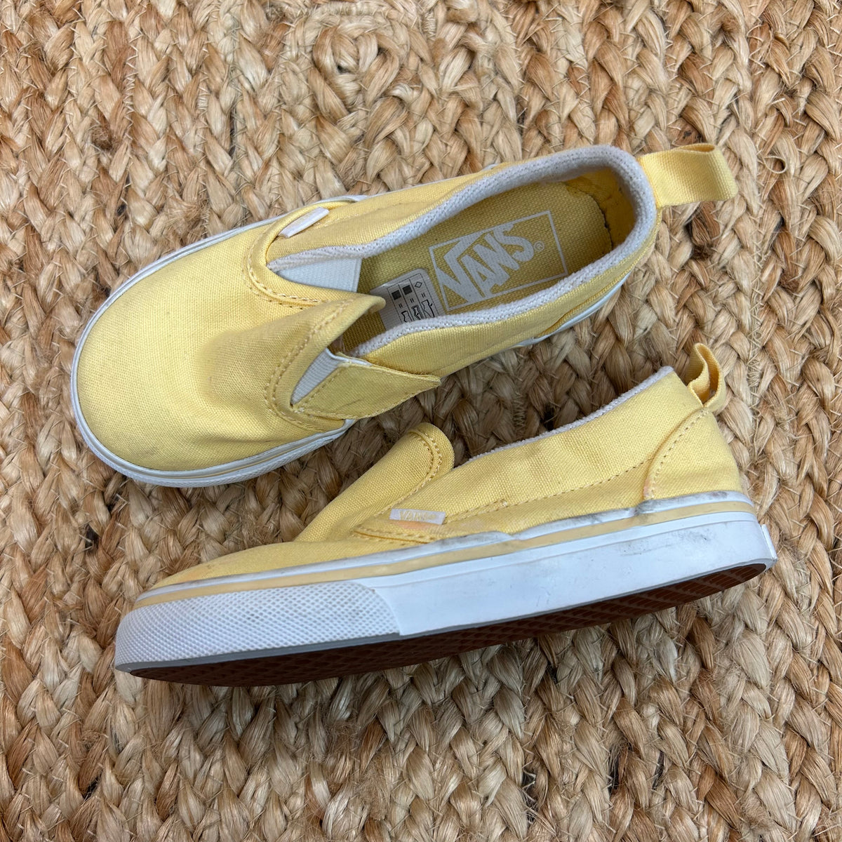 Yellow Slip Ons