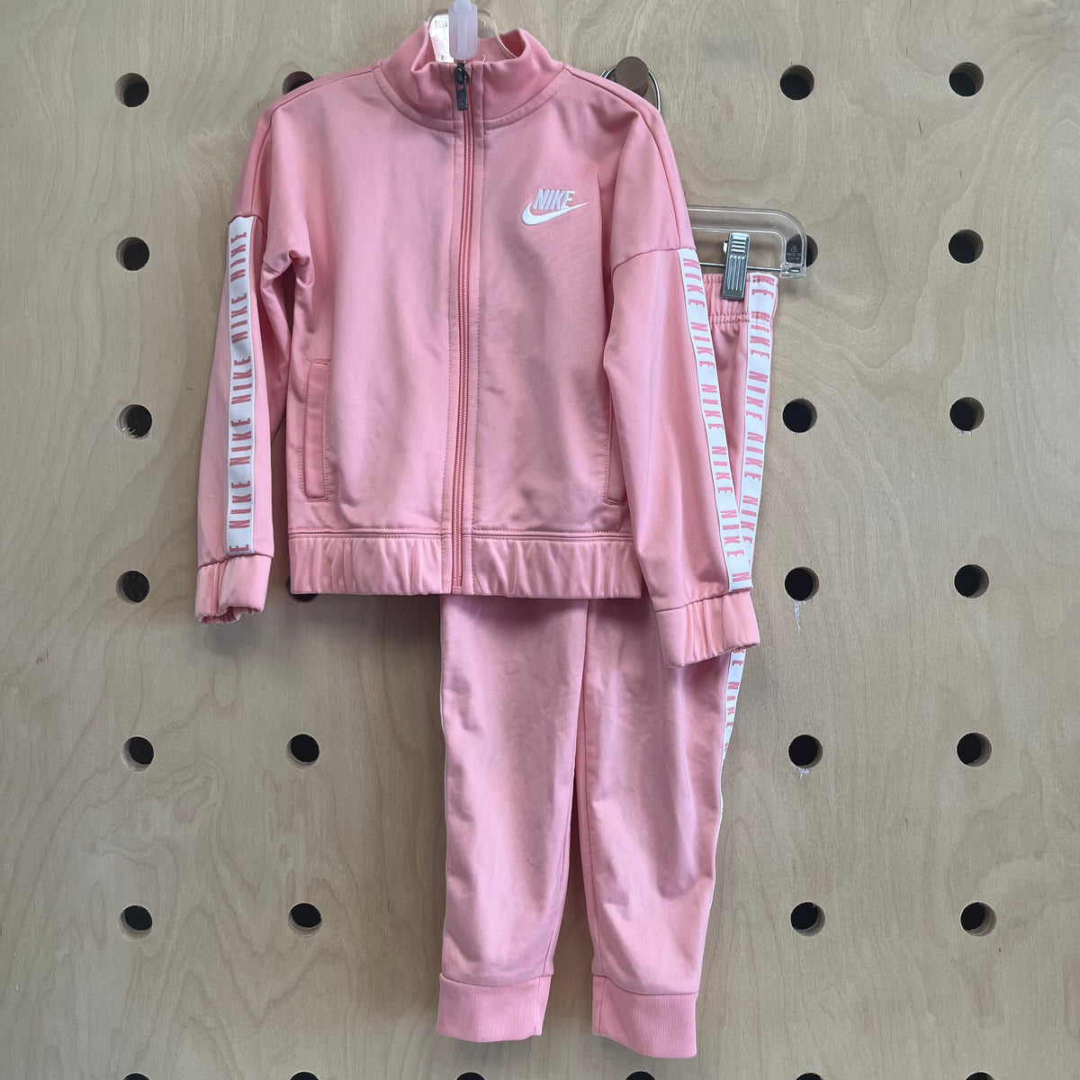 Pink & White Track Suit