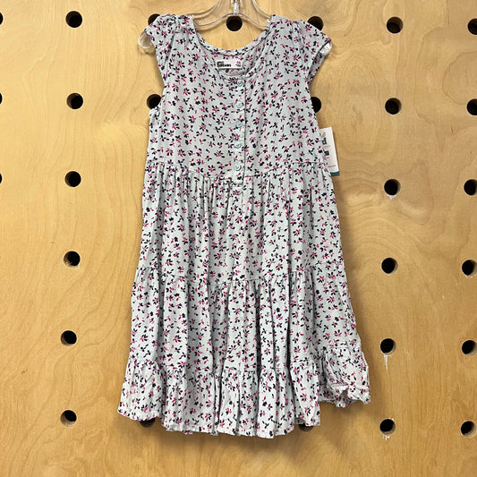 Blue & Pink Floral Dress