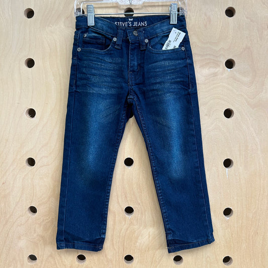 Dark Wash Straight Denim