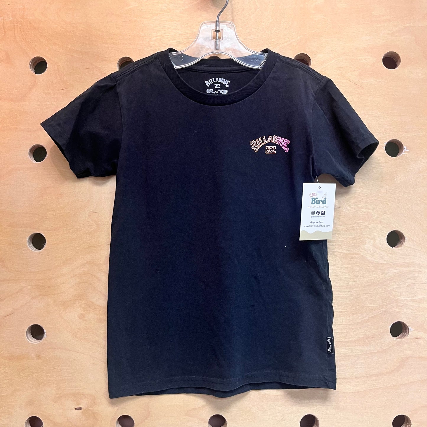 Black Checkerboard Logo Tee
