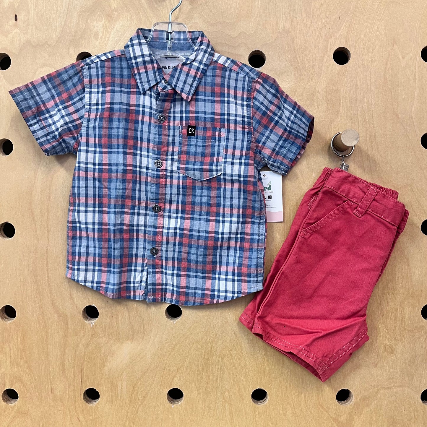 Red + Blue Plaid Outfit NEW!