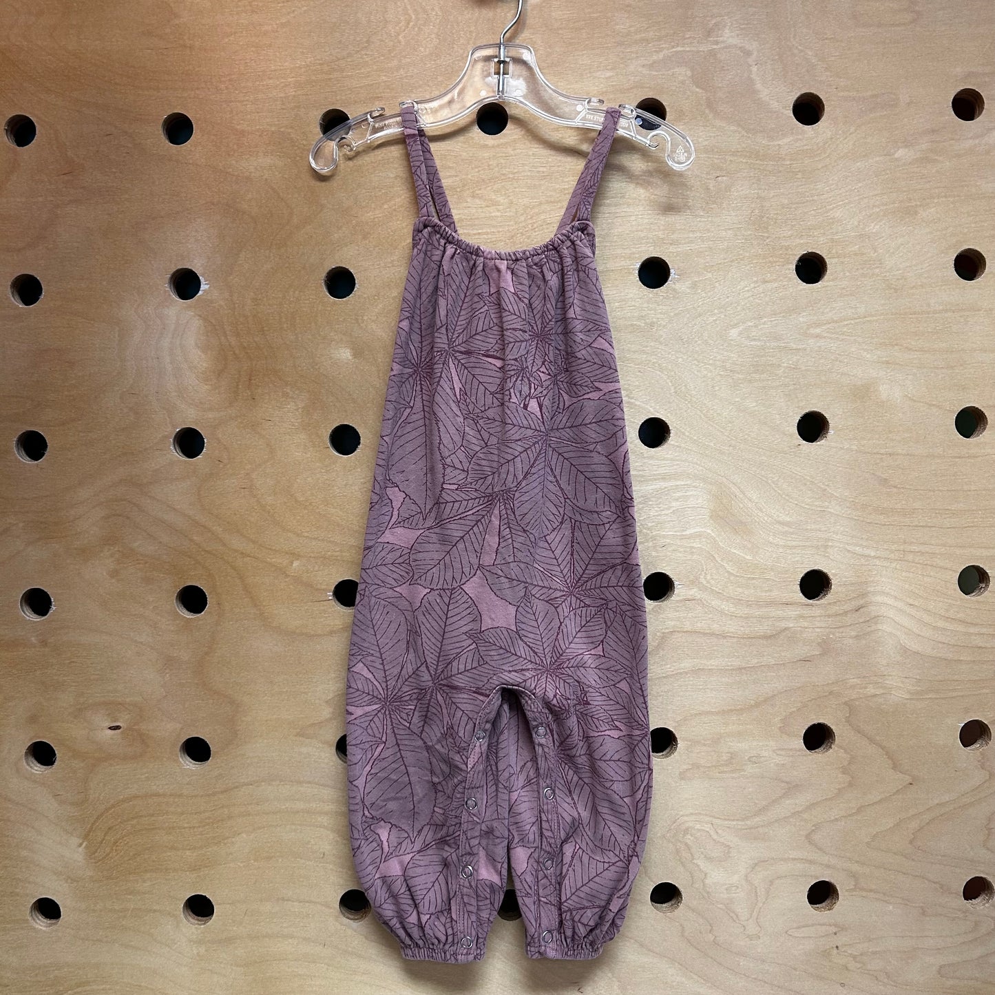 Organic Purple Leaf Romper