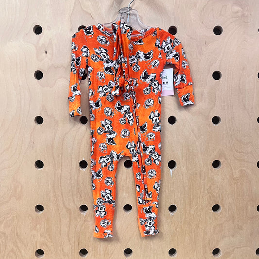 Minnie Halloween Bamboo Zippy+Headband