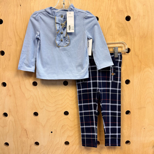 Blue & Plaid Outfit NEW!