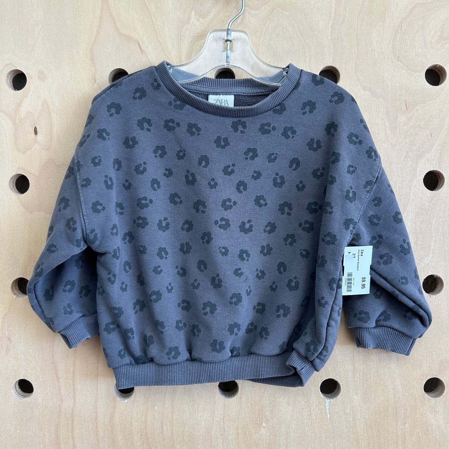 Grey Spotted Sweatshirt