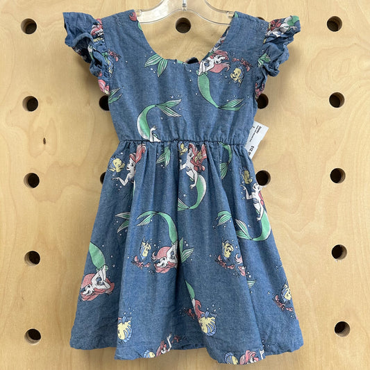 Denim Little Mermaid Dress