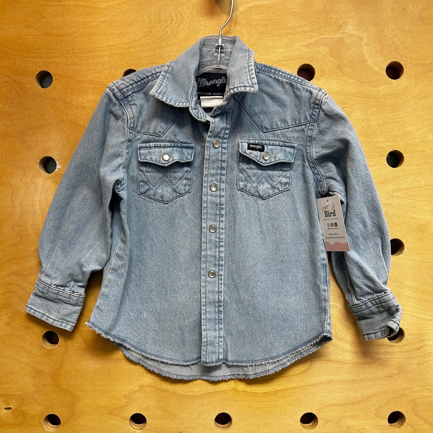Denim Pearl Snap Western Shirt