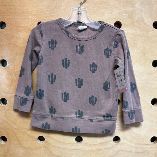 Organic Brown/Green Cactus LS