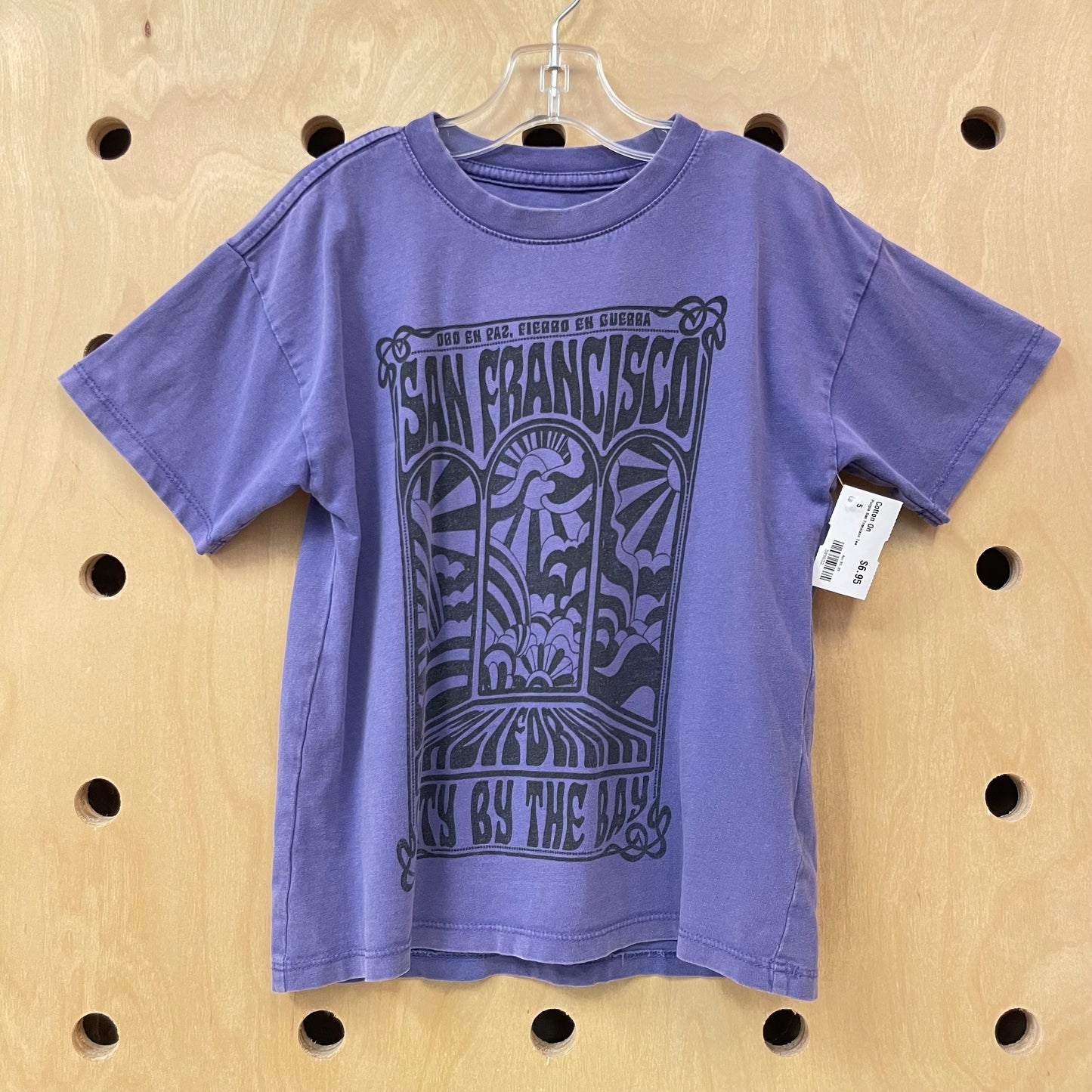 Purple San Francisco Oversized Tee