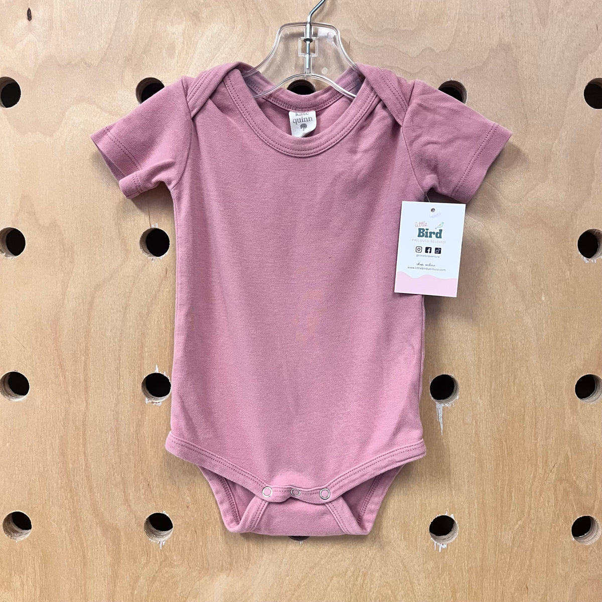 Organic Pink Bodysuit