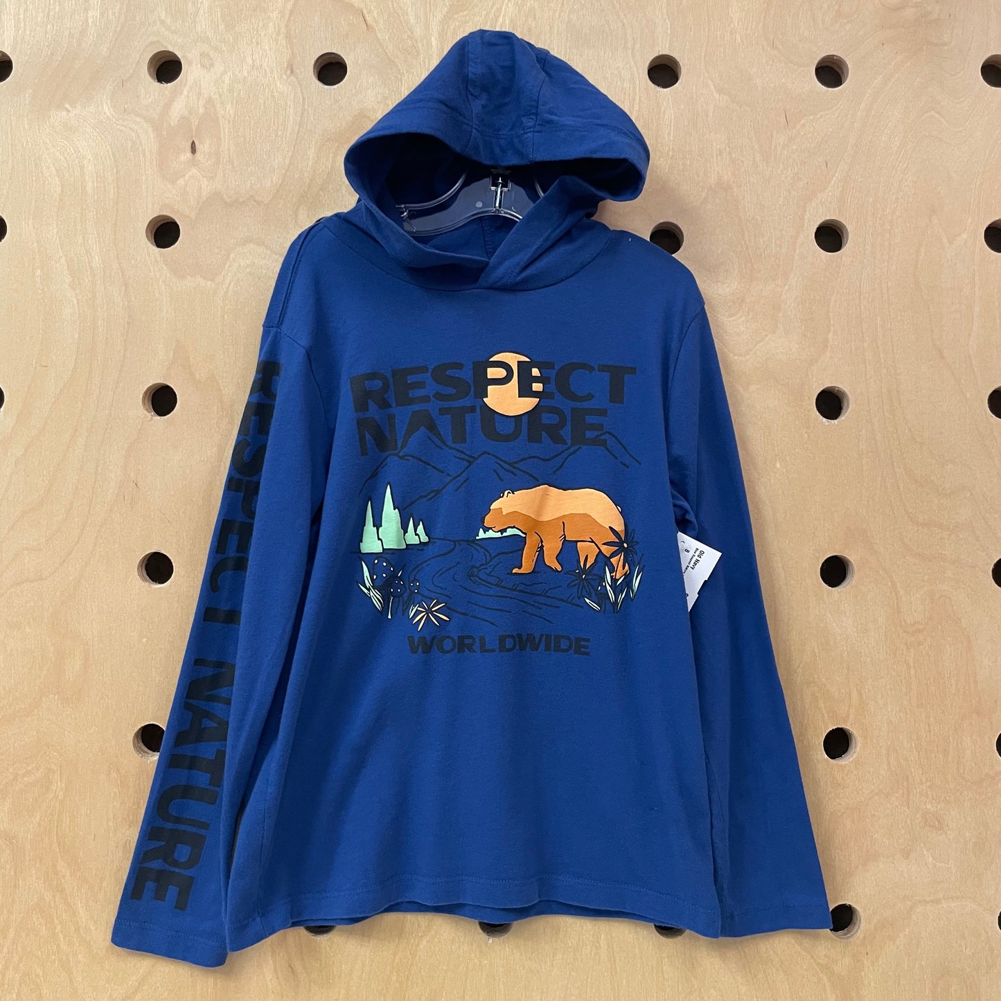 Blue Respect Nature Hoodie Tee