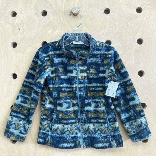 Blue & Teal Fleece Zip Up