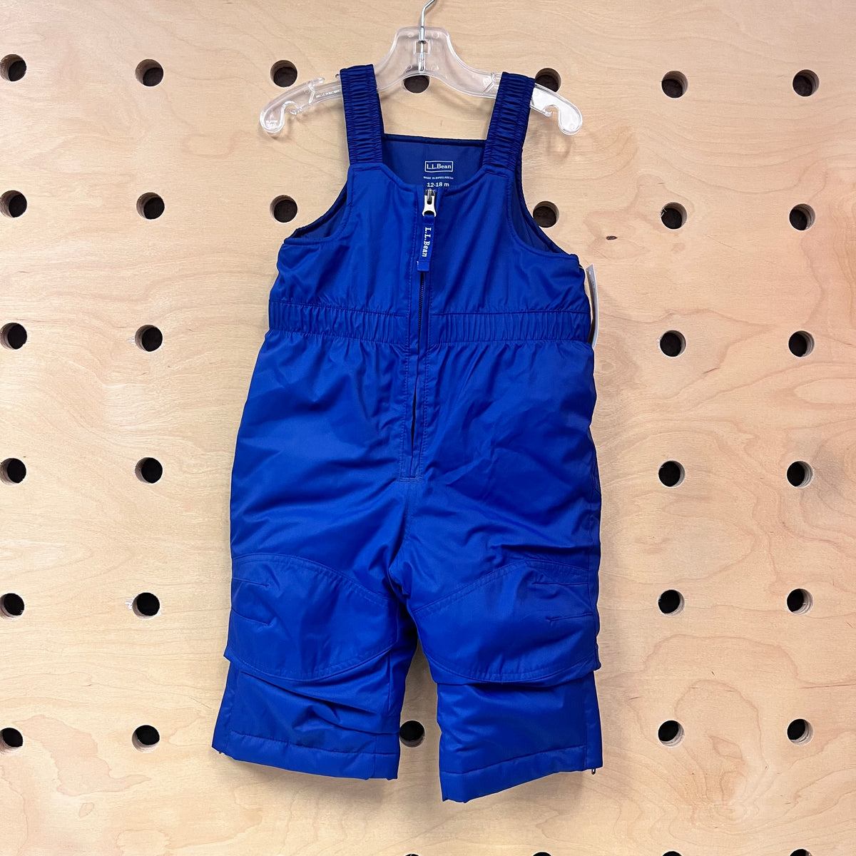 Blue Grown Cuff Snow Bib