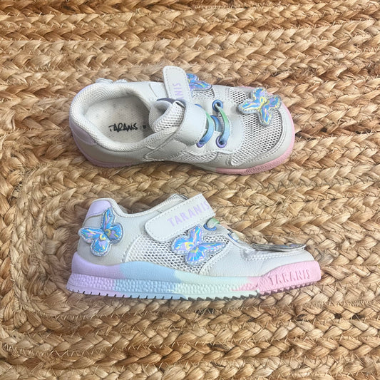 Multicolor Popped Butterfly Sneakers