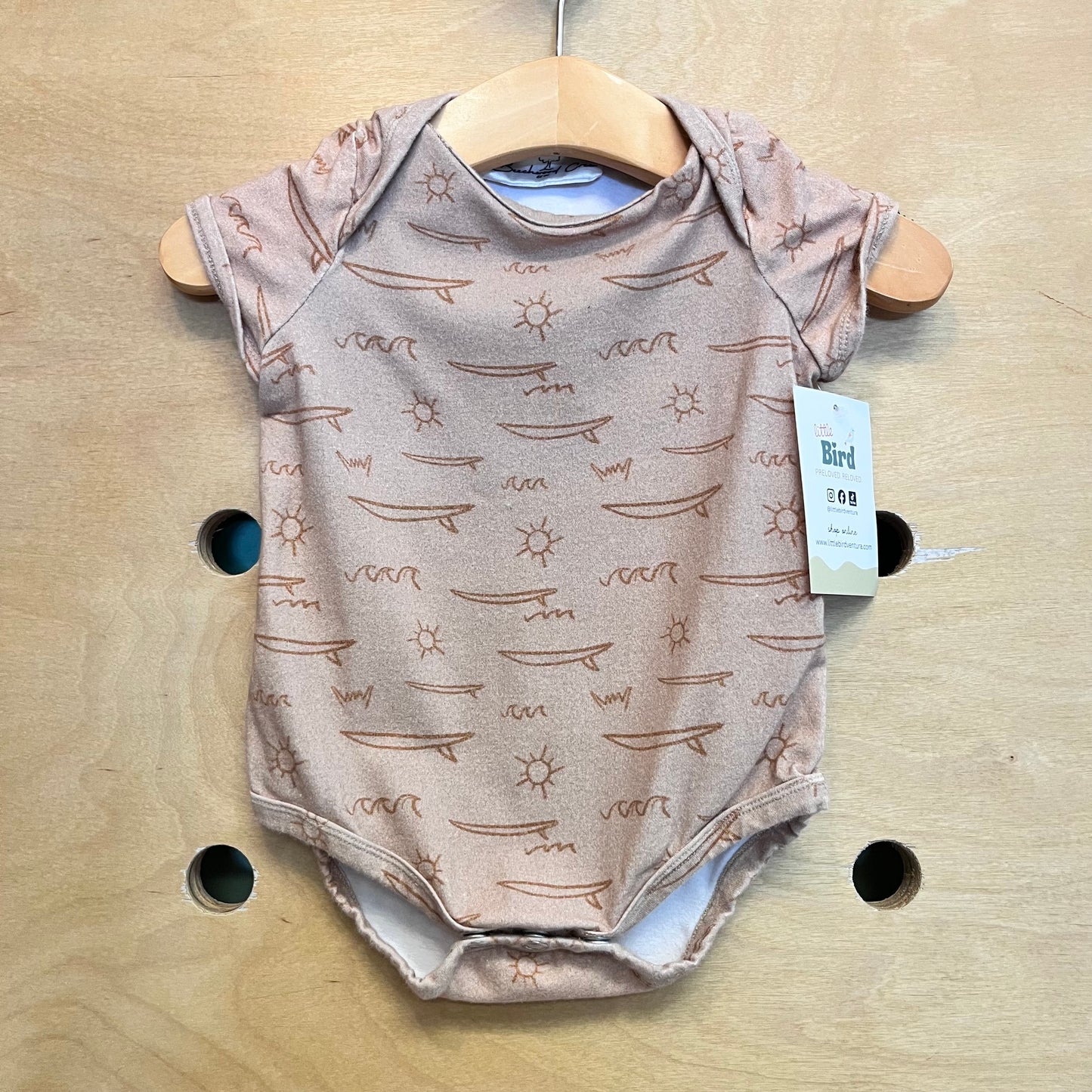 Tan Boats/Waves/Suns Bodysuit