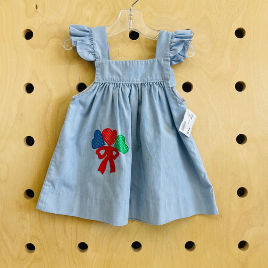 Vintage Blue Hearts Dress
