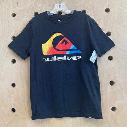 Black Colorful Logo Tee