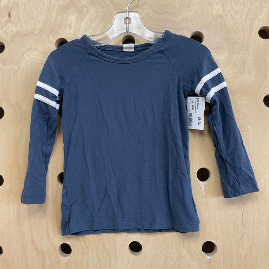Blue Bamboo Ringer Tee