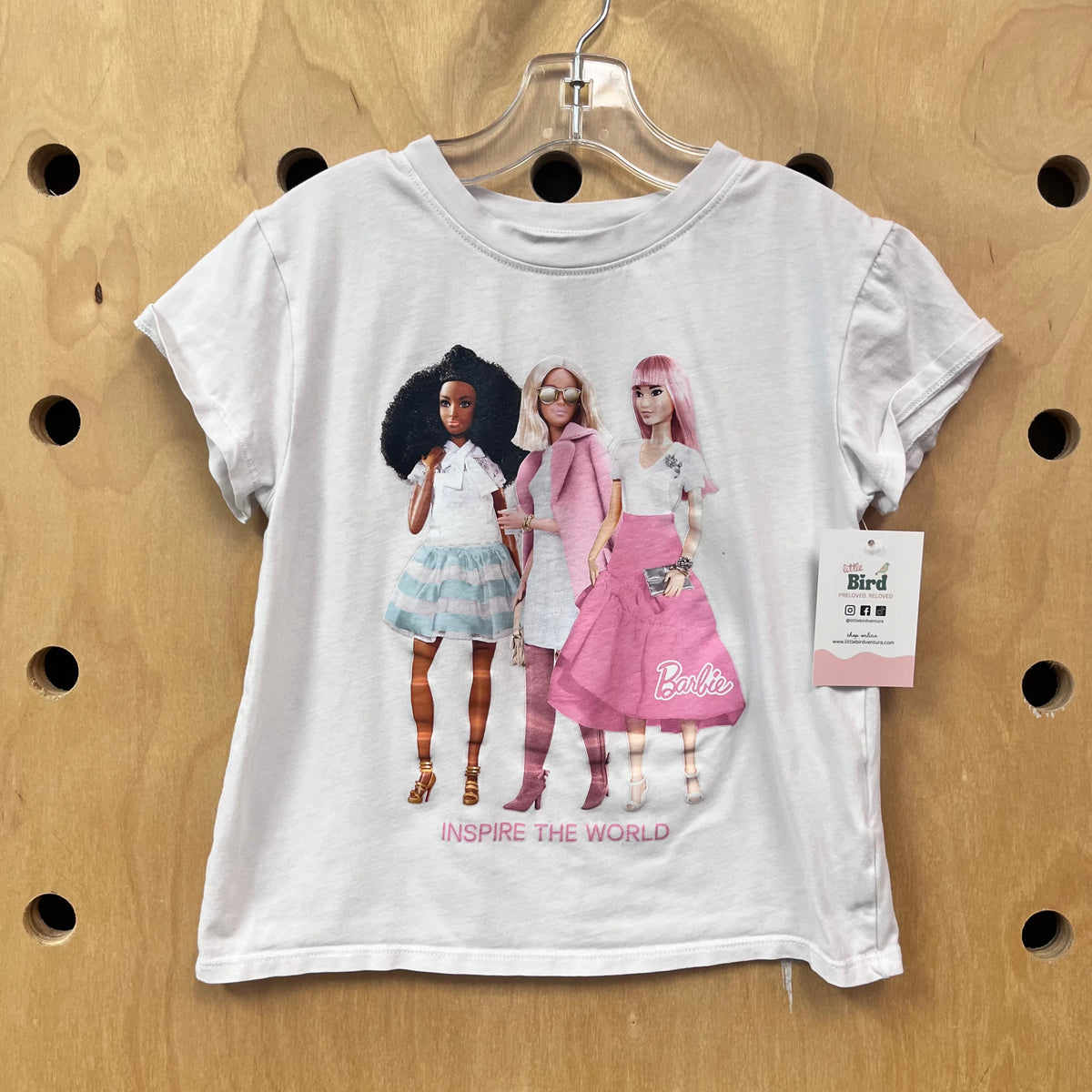 White Inspire the World Tee NEW!