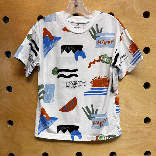 White Shapes 'Shape Your Reality' Tee