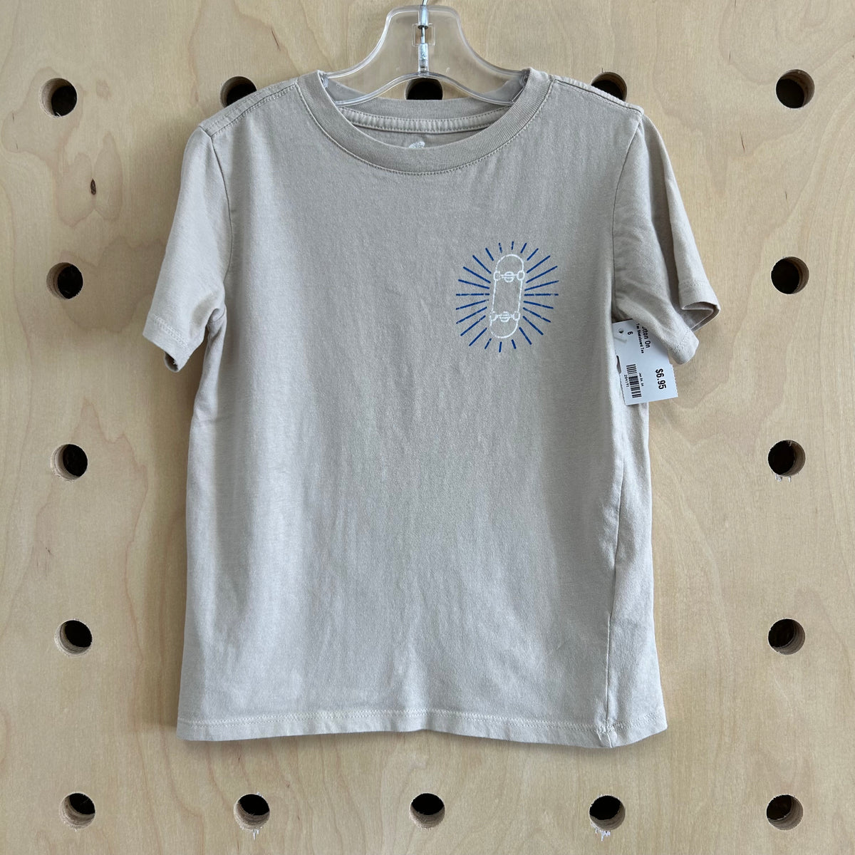 Tan Skateboard Tee
