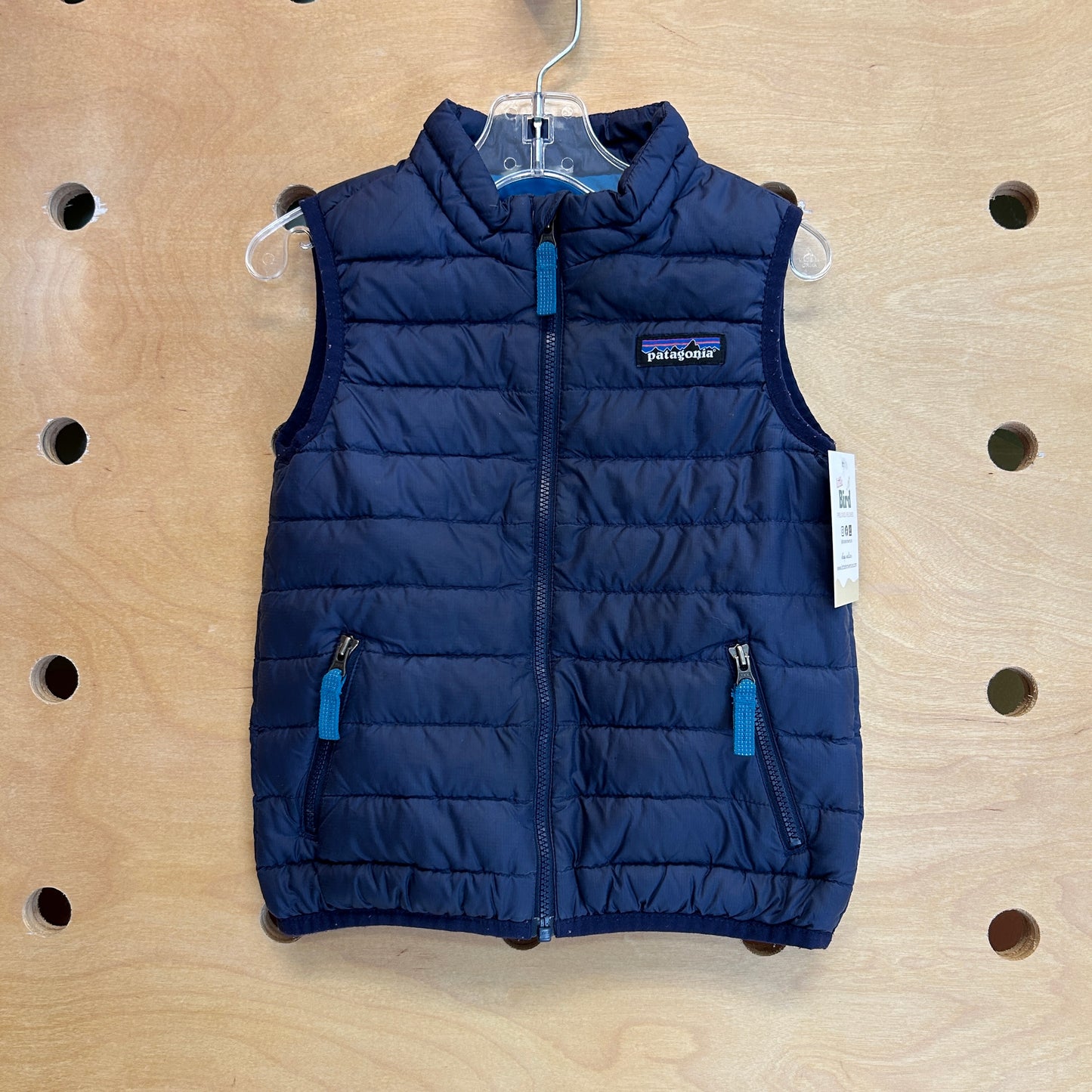 Baby Down Sweater Vest Navy