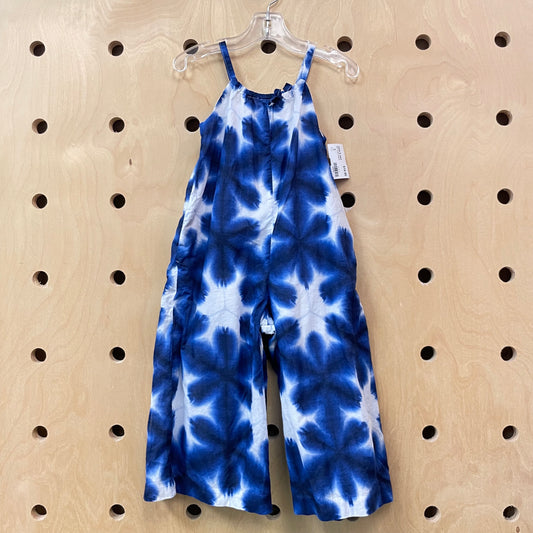 Blue Tie Dye Jumpsuit