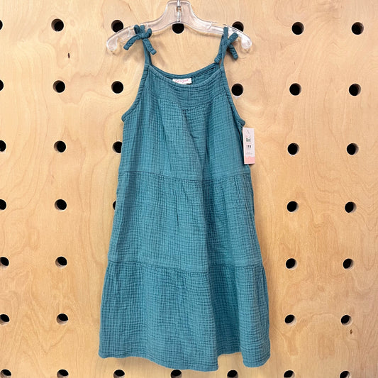 Teal Gauze Dress