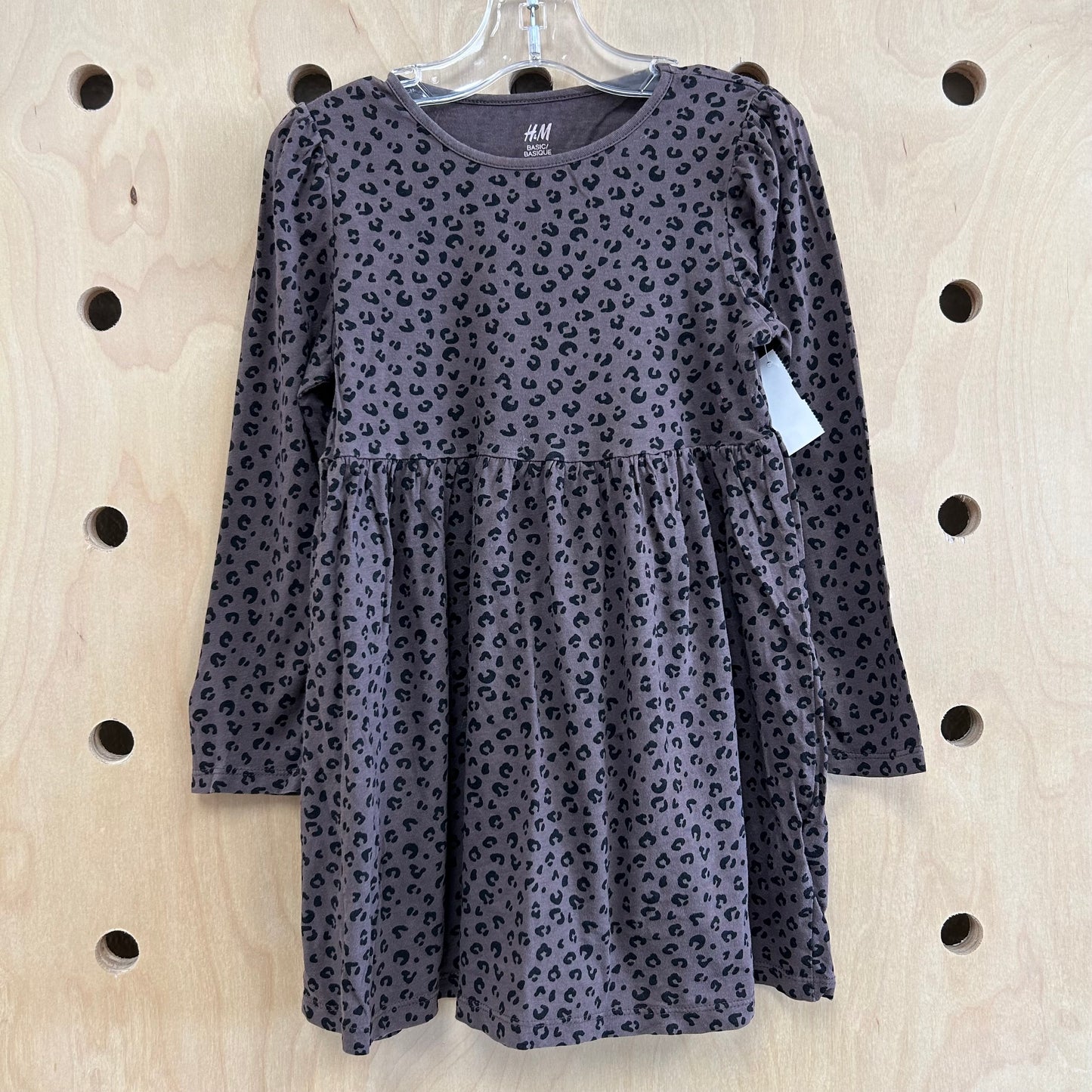 Brown Animal Print Dress