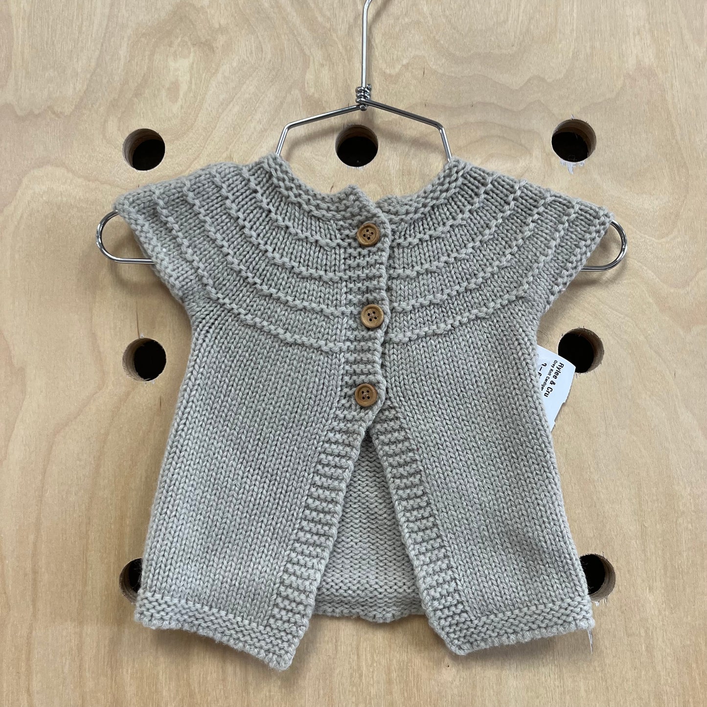 Grey Knit Cardigan