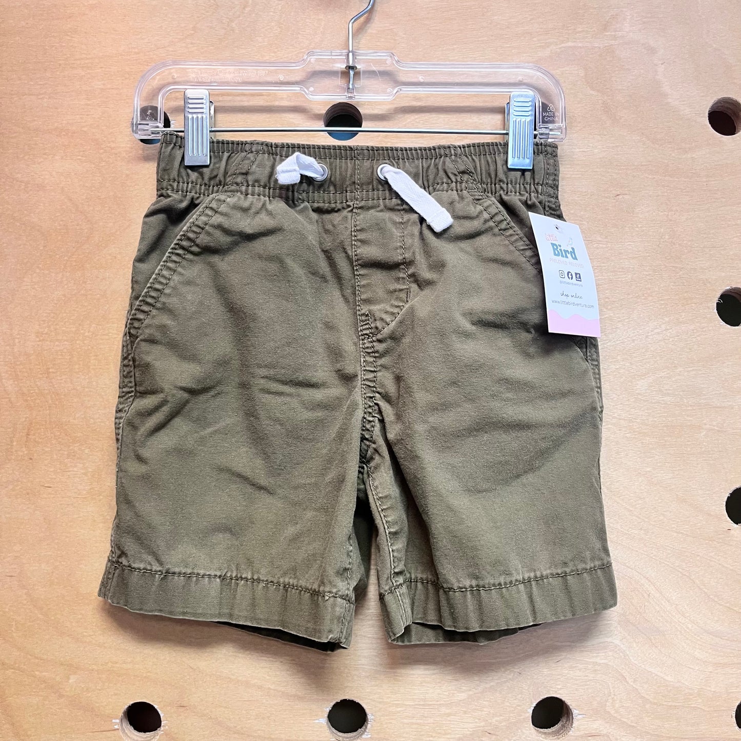 Green Drawstring Shorts