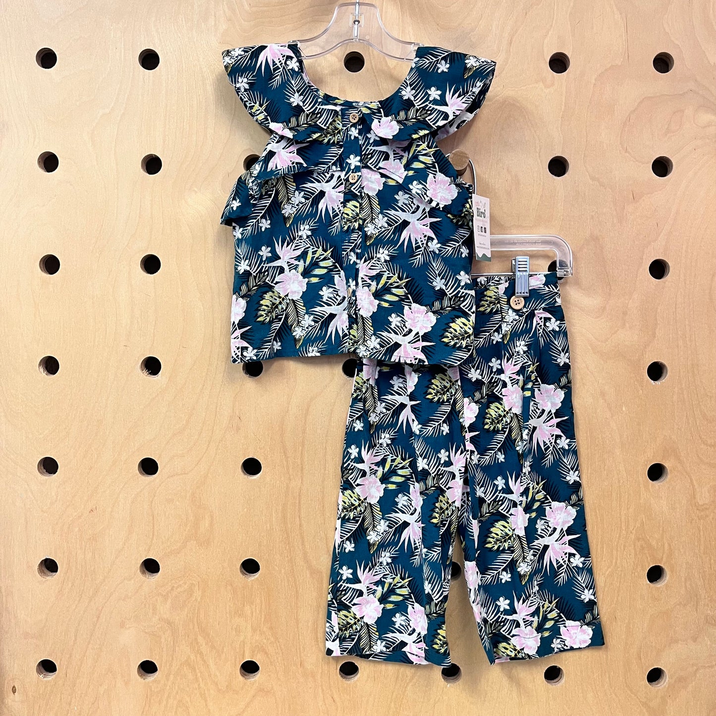 Teal Tropical Outfit