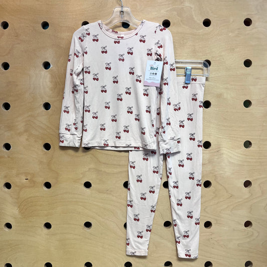 Pink Heart Cherries Bamboo Pajamas