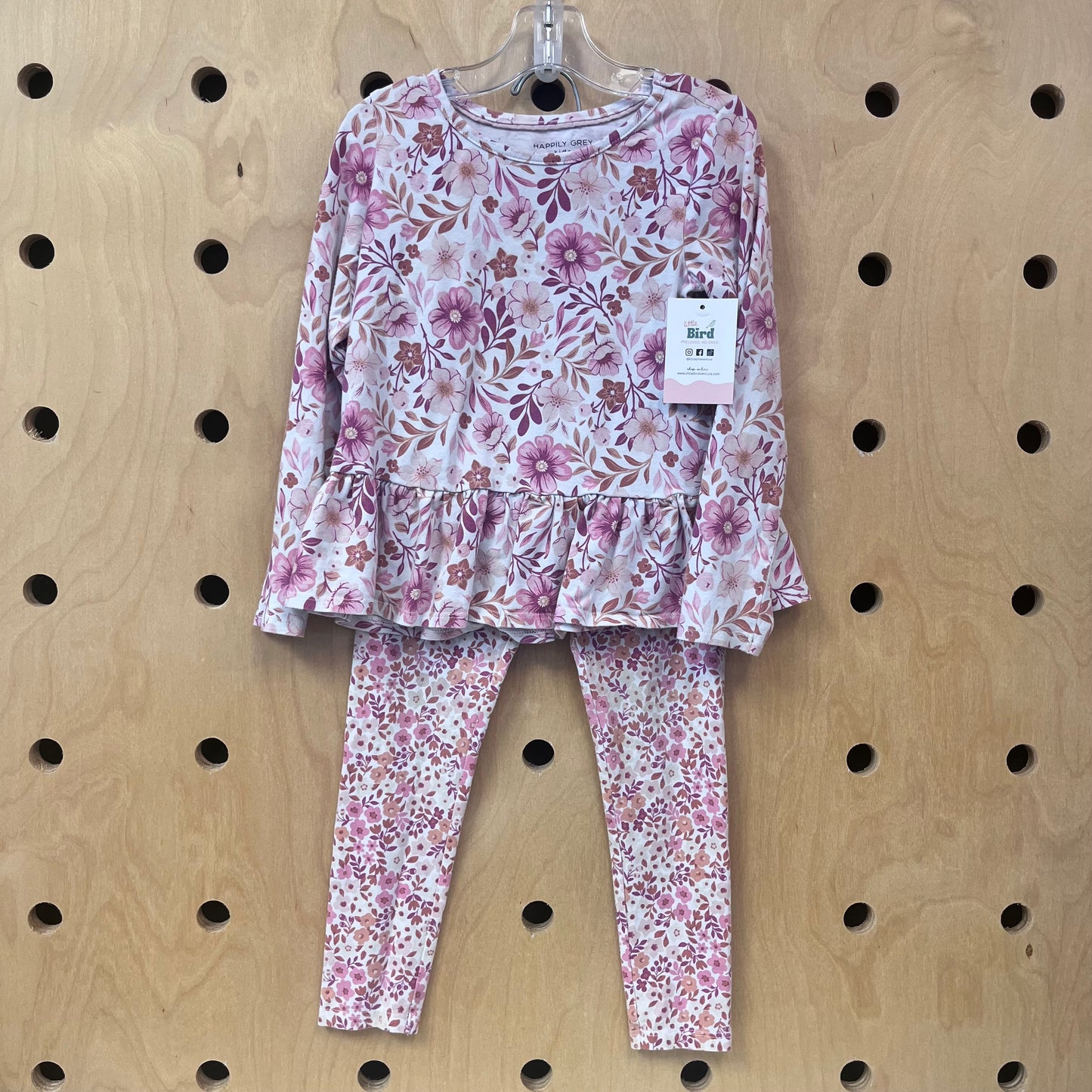 Pink + White Floral Outfit