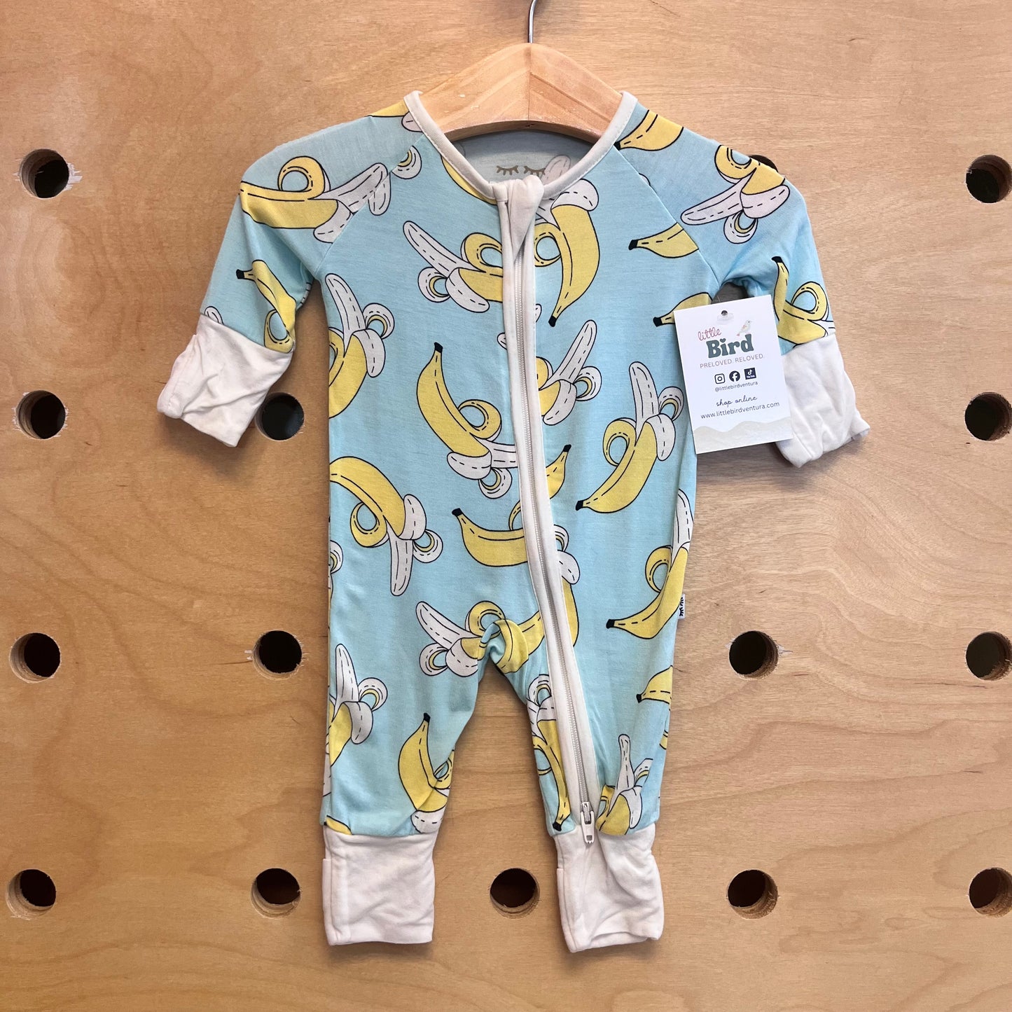 Blue Bananas Bamboo Zippy
