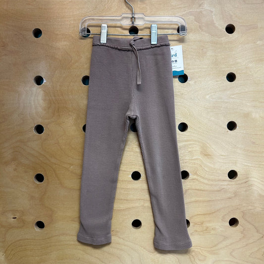 Plum Waffle Knit Leggings