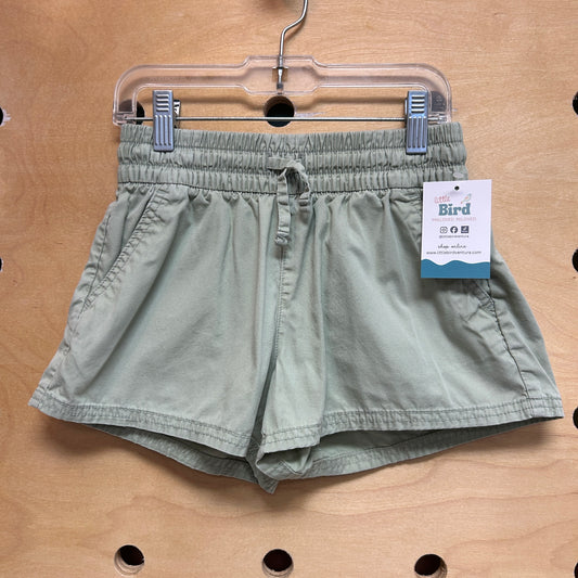 Green Drawstring Shorts