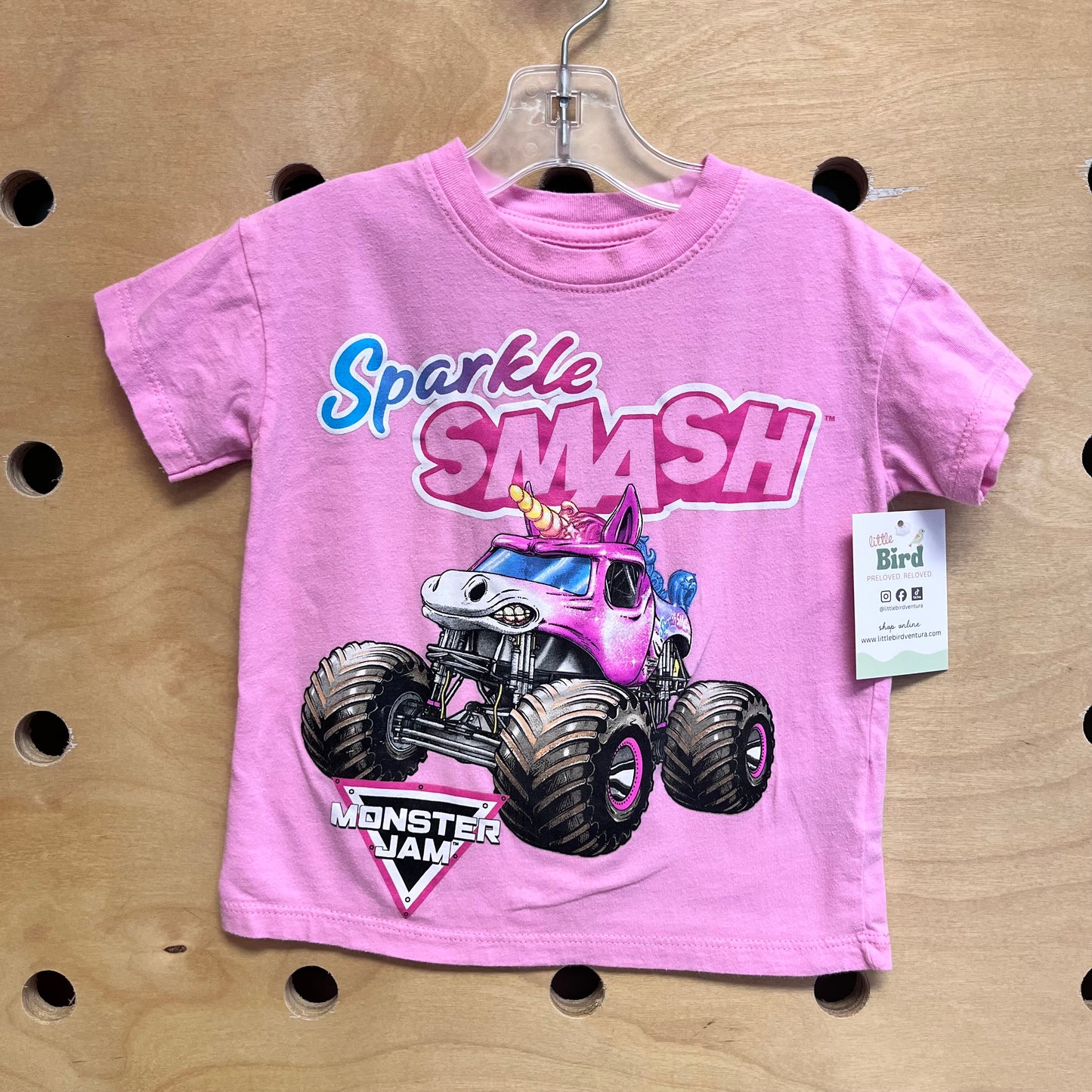 Pink Sparkle Smash Tee