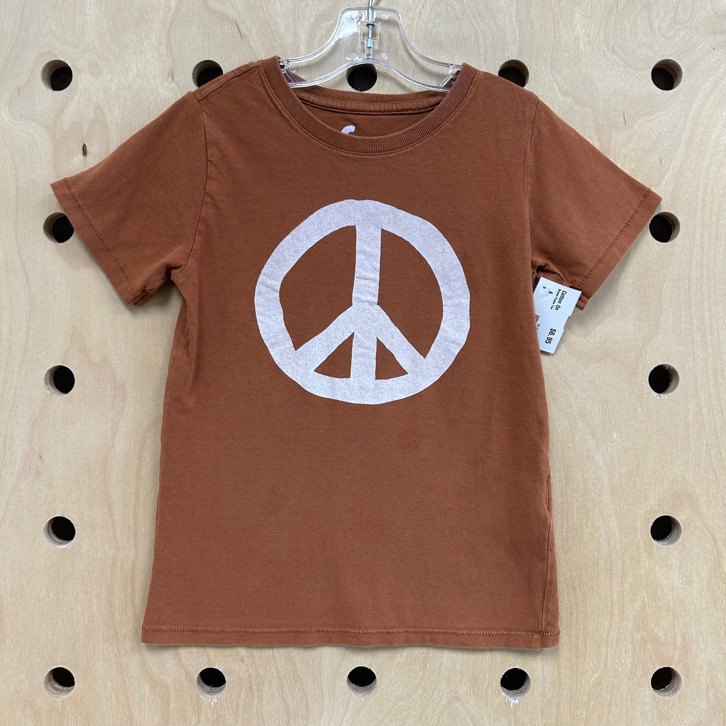 Brown Peace Tee
