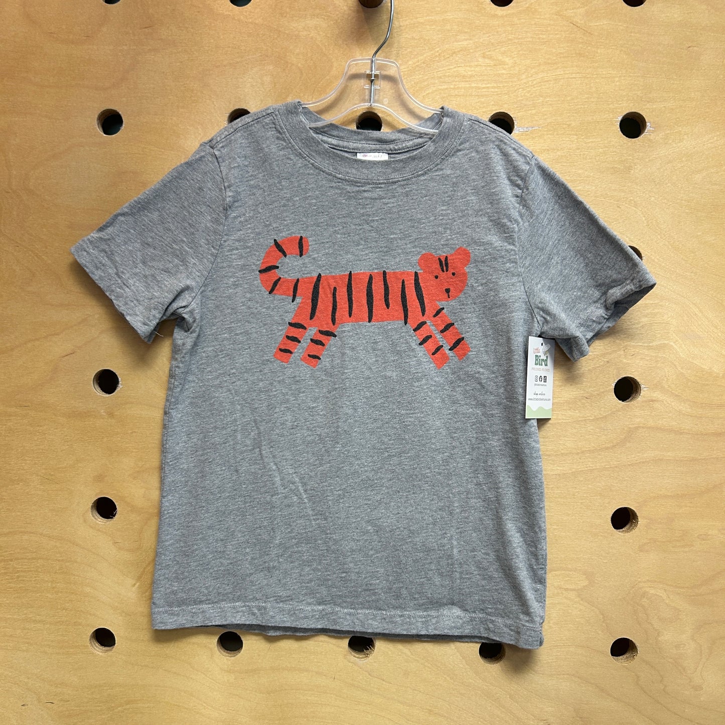 Grey Cotton Liger Tee