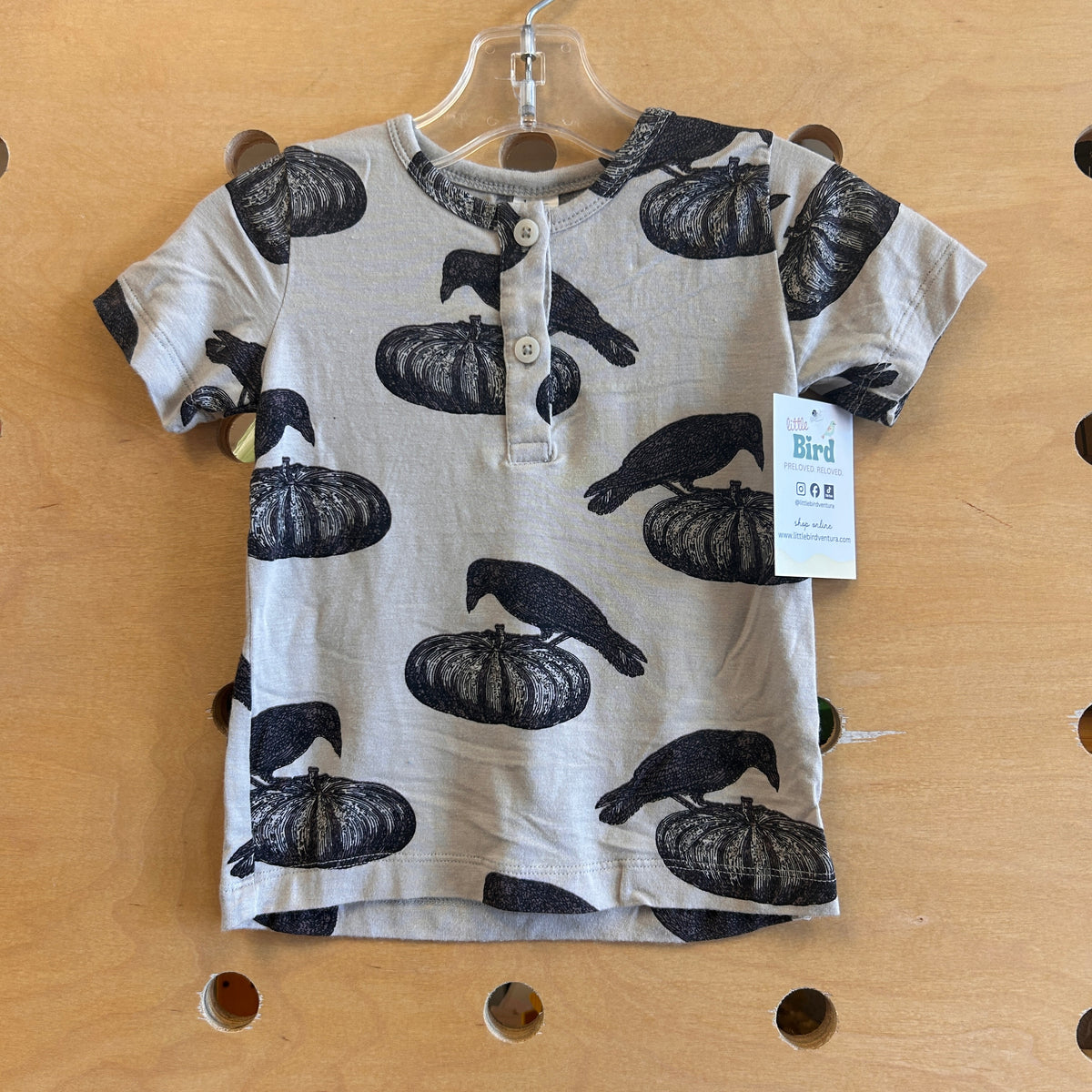 Taupe Crow Bamboo Top