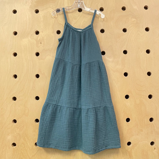 Blue Gauze Dress