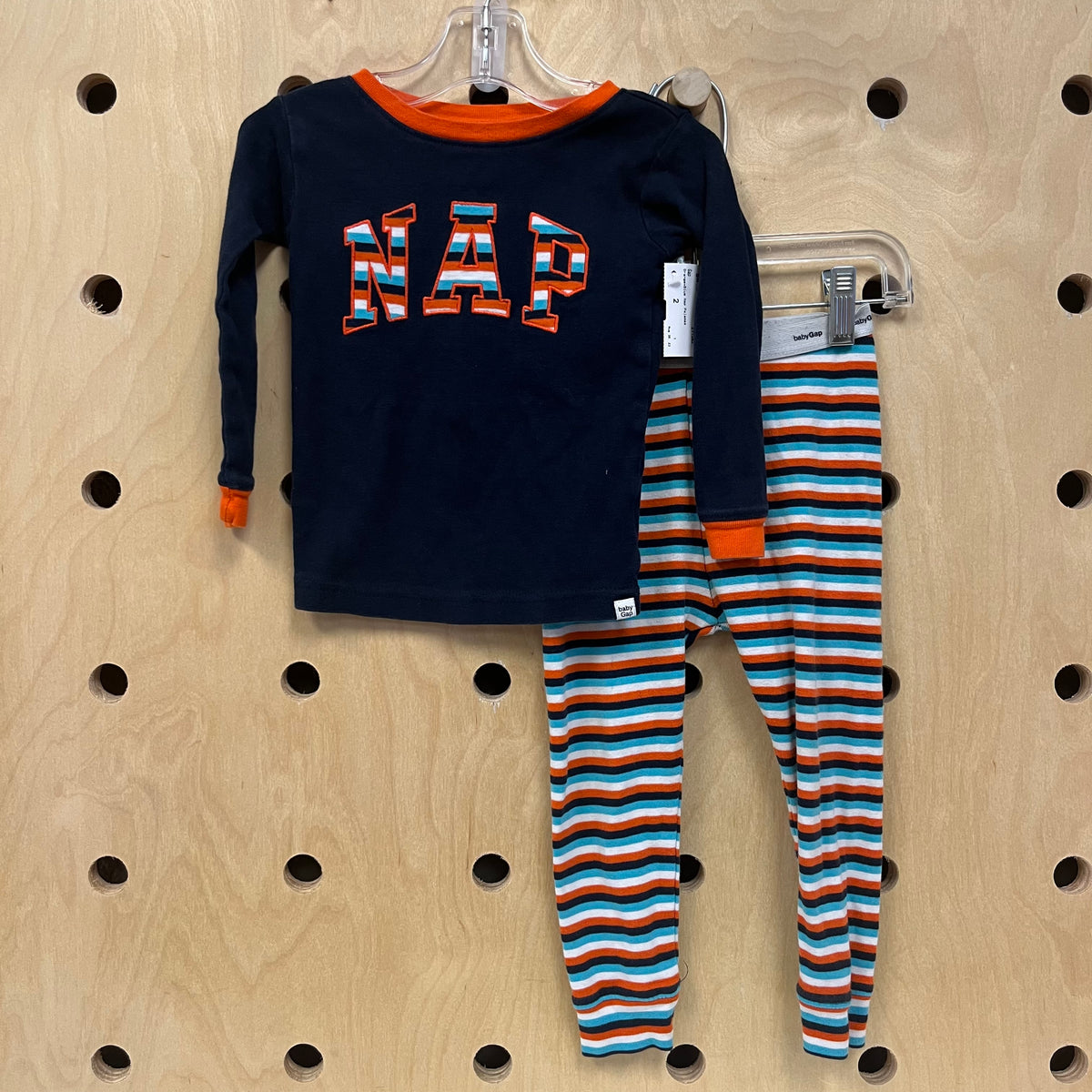 Orange+Blue Nap Pajamas